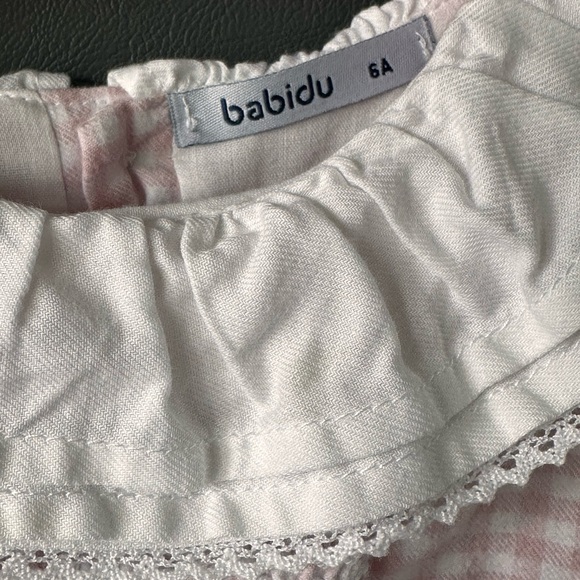 Babidu Dress Size 6 - Pink Gingham - Picture 4 of 6